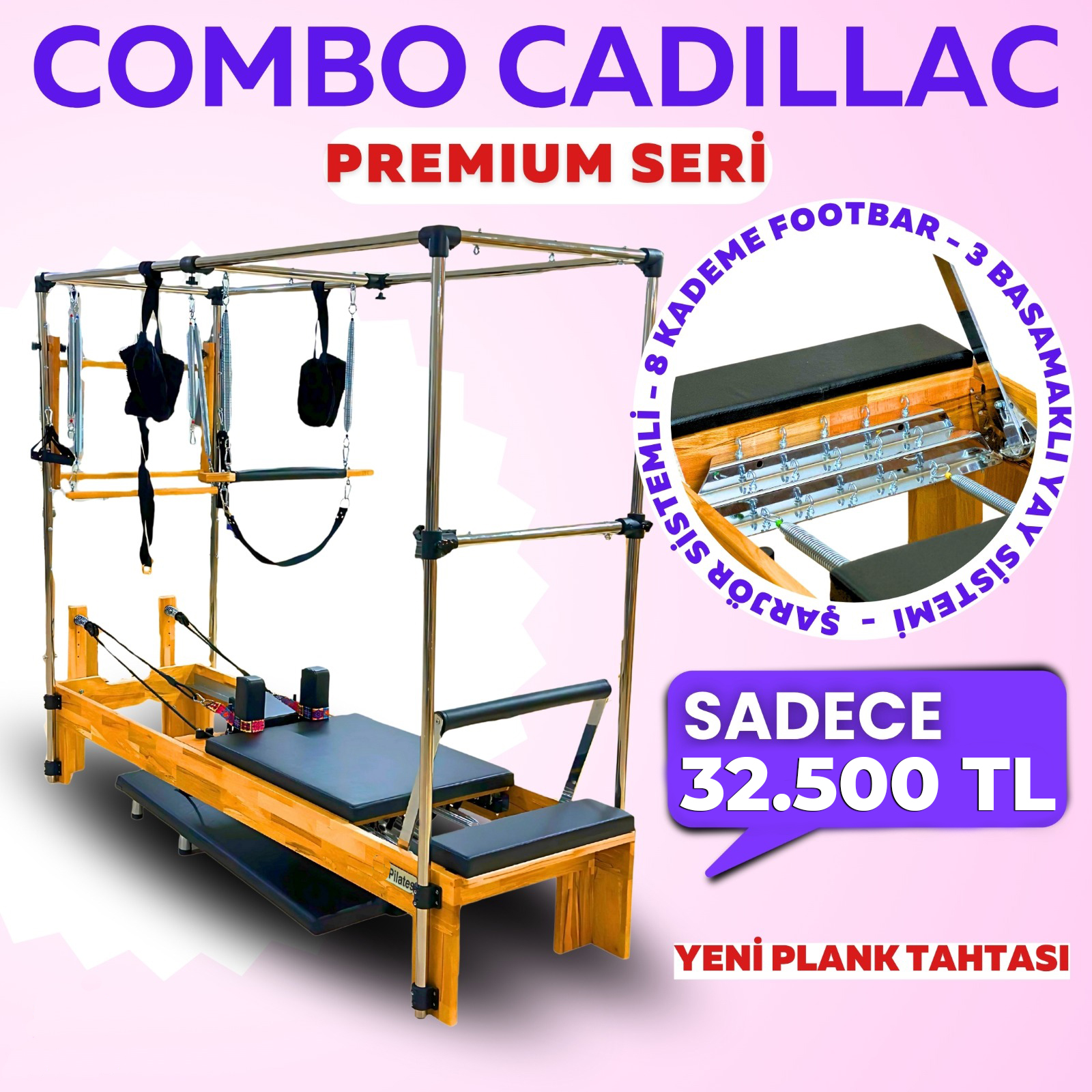 Premuim Combo Cadillac Reformer