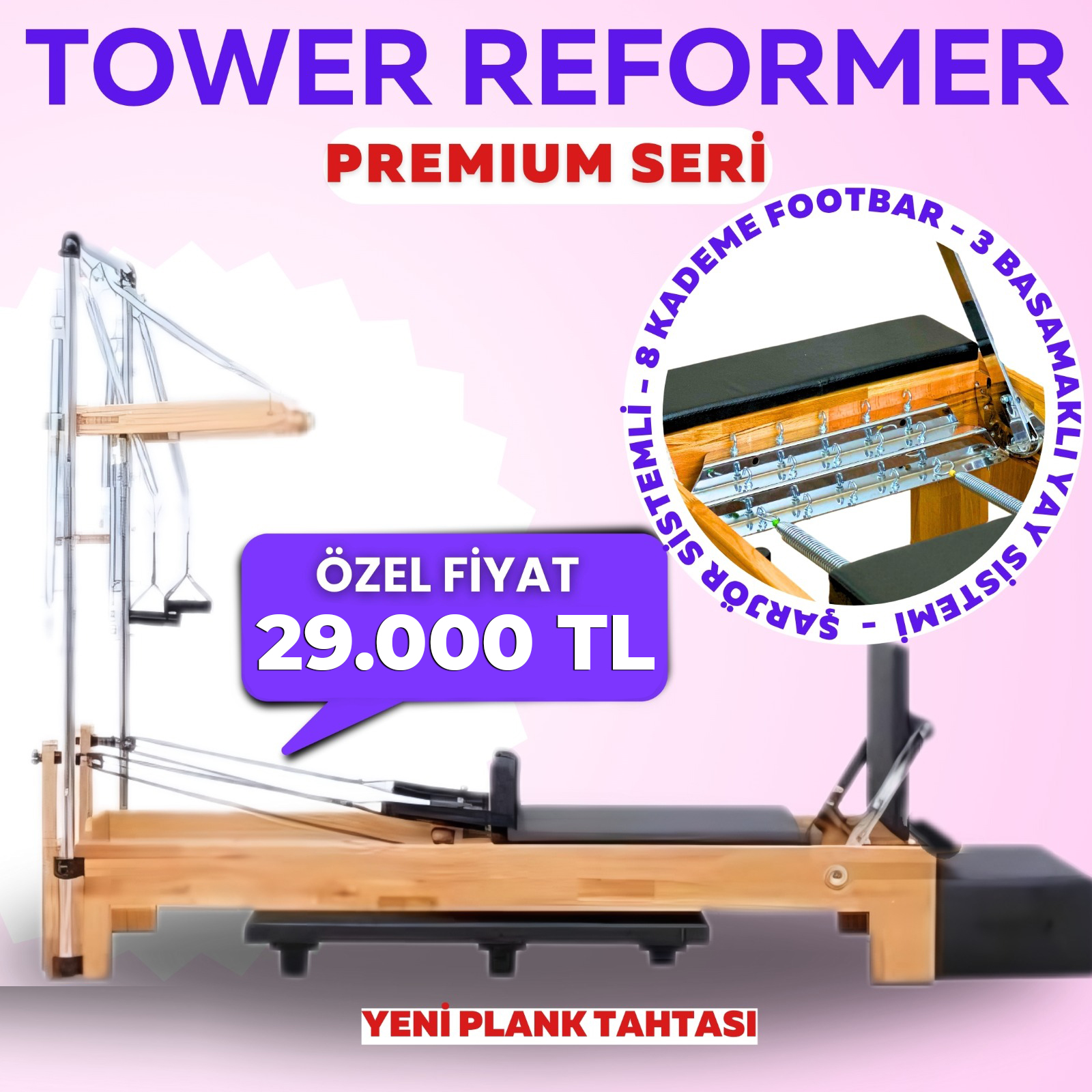 Premium Tower Pilates Reformer